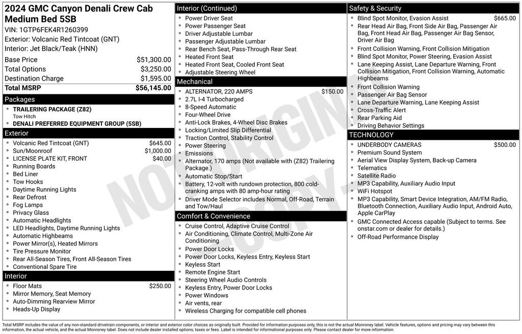 Used 2024 GMC Canyon Denali AWD/4WD image 33