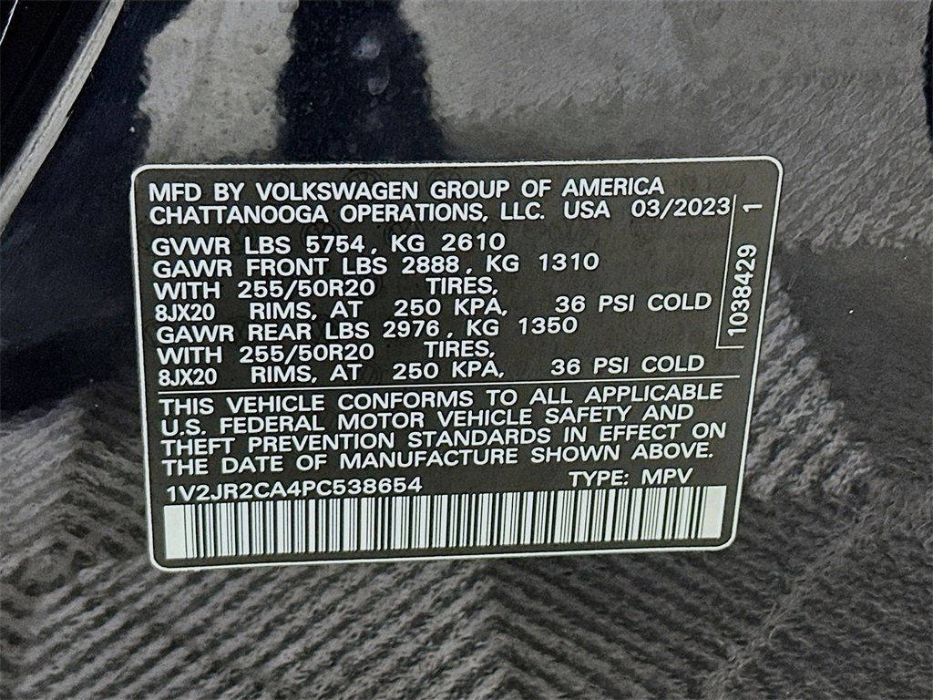 Used 2023 Volkswagen Atlas SE w/ Panoramic Sunroof Package image 27