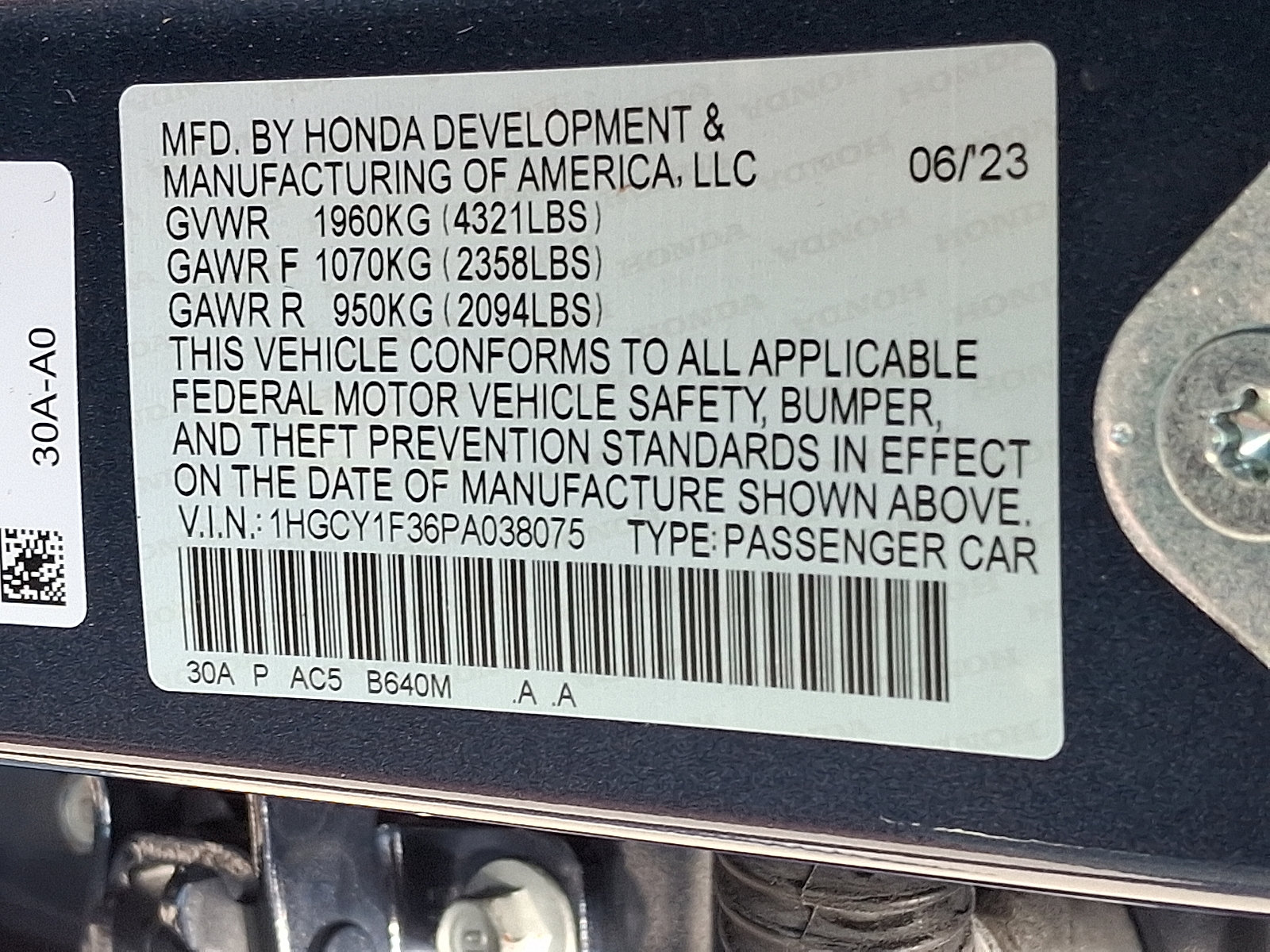 Used 2023 Honda Accord EX image 27