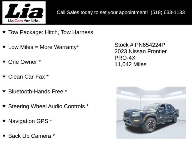 Used 2023 Nissan Frontier PRO-4X w/ Pro Convenience Package AWD/4WD image 18