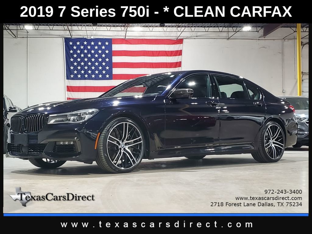 Used 2019 BMW 750i w/ Luxury Rear Seating Package image 1