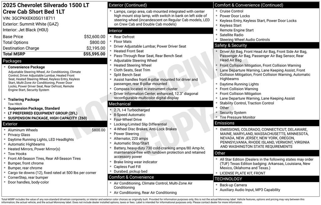 Used 2025 Chevrolet Silverado 1500 LT image 7