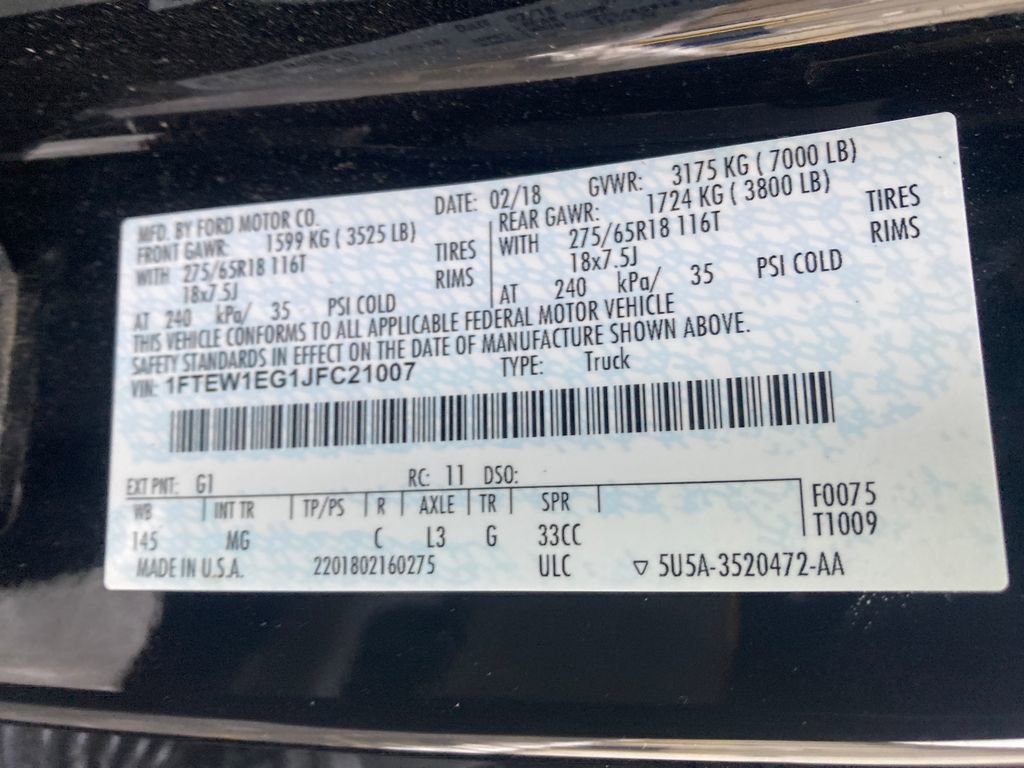 Used 2018 Ford F150 XLT w/ Equipment Group 302A Luxury image 40