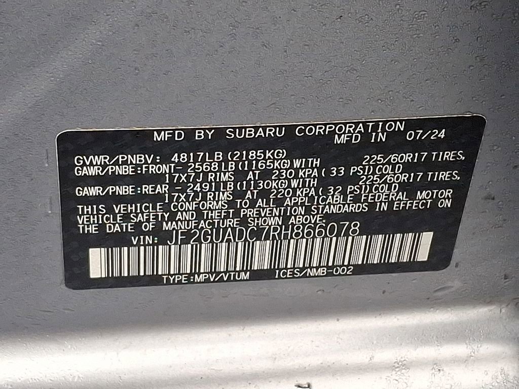 Used 2024 Subaru Crosstrek 2.0i Premium image 26