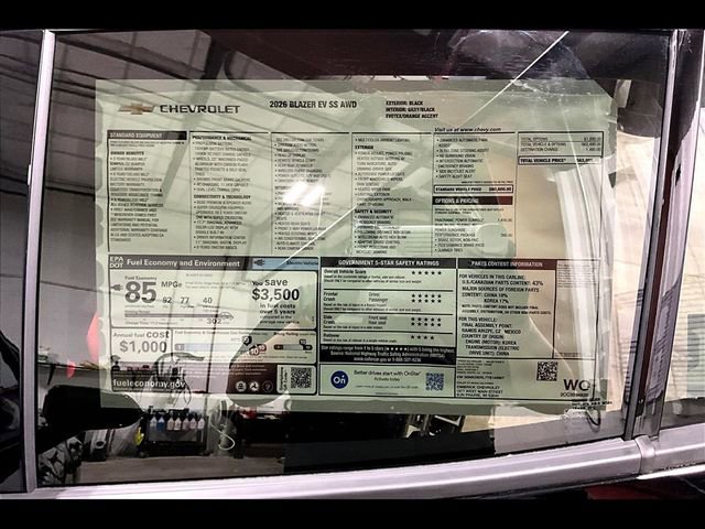 New 2026 Chevrolet Blazer EV SS image 14