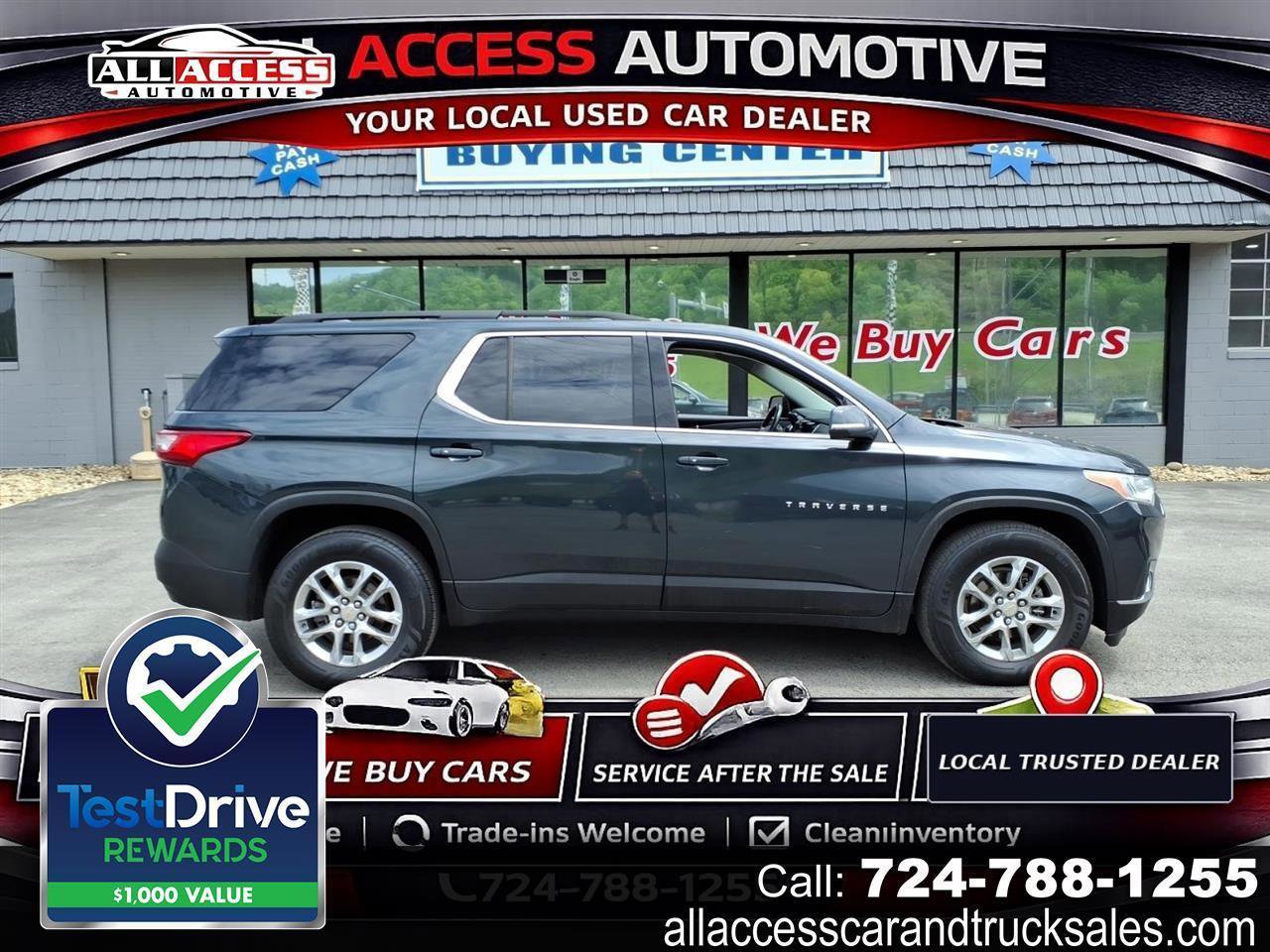 Used 2021 Chevrolet Traverse LT AWD/4WD image 1