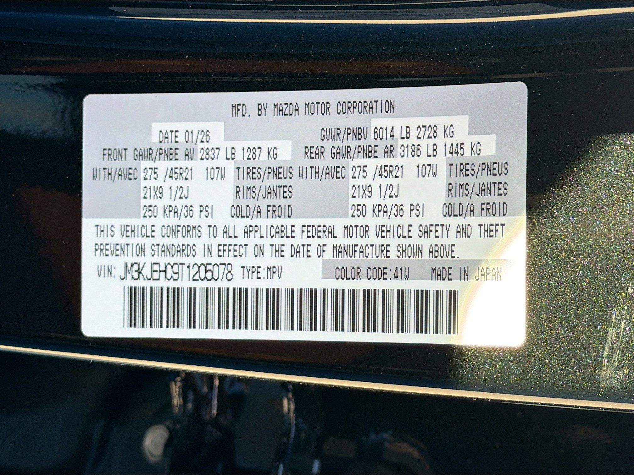 New 2026 MAZDA CX-70 3.3 Turbo S w/ Premium Plus image 43