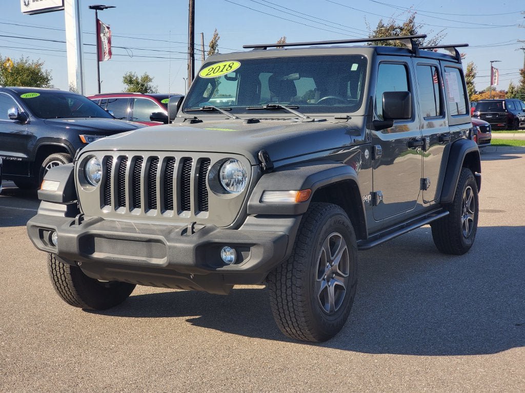 Used 2018 Jeep Wrangler Unlimited Sport S AWD/4WD image 2