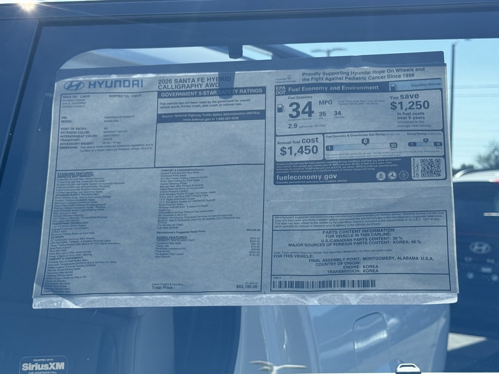 New 2026 Hyundai Santa Fe Calligraphy image 26