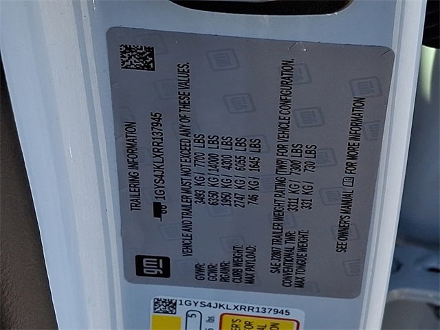 Certified 2024 Cadillac Escalade ESV Luxury w/ LPO, Floor Liner Package image 25