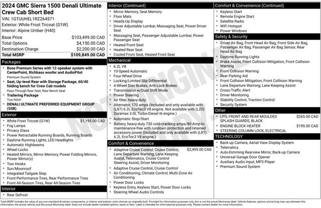 Used 2024 GMC Sierra 1500 Denali Ultimate image 3