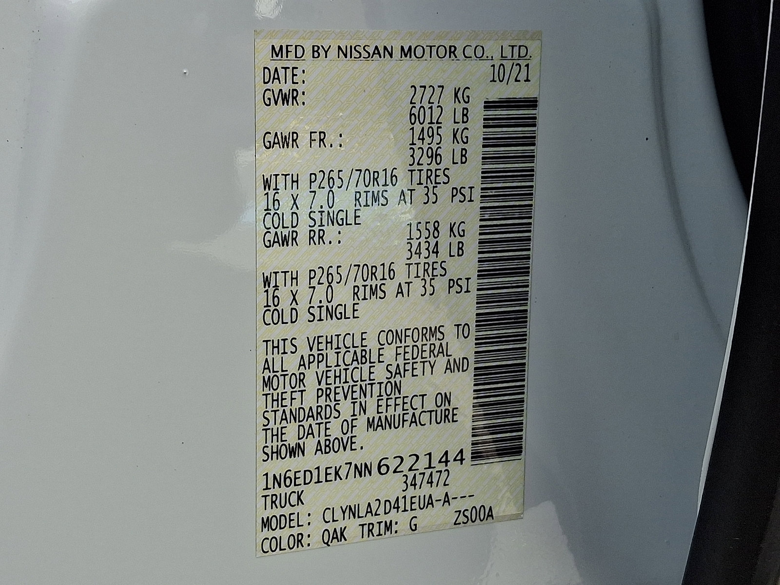 Used 2022 Nissan Frontier S w/ Technology Package image 26