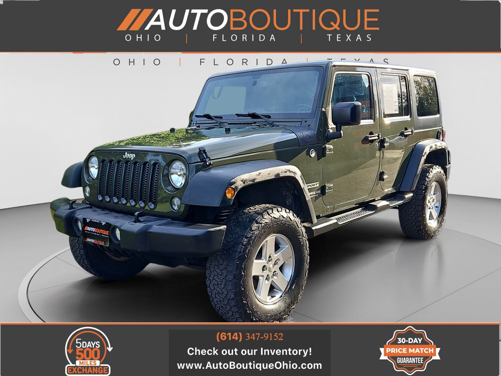 Used 2015 Jeep Wrangler Unlimited Sport w/ Quick Order Package 24S