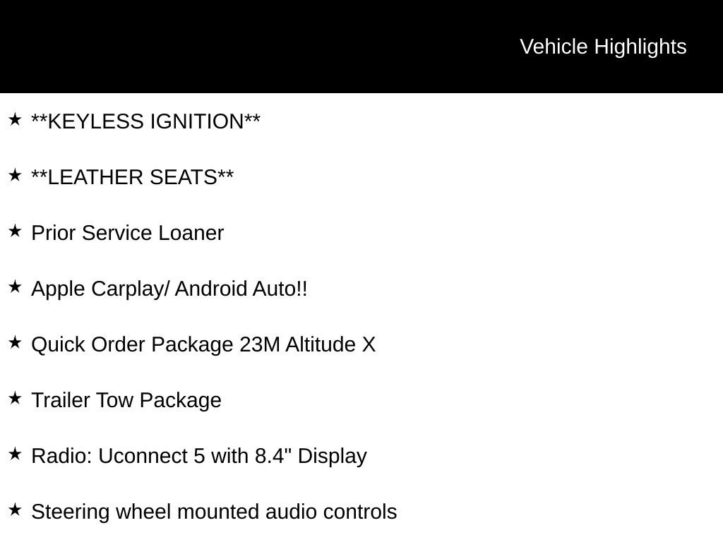 Used 2025 Jeep Grand Cherokee L Altitude AWD/4WD image 7