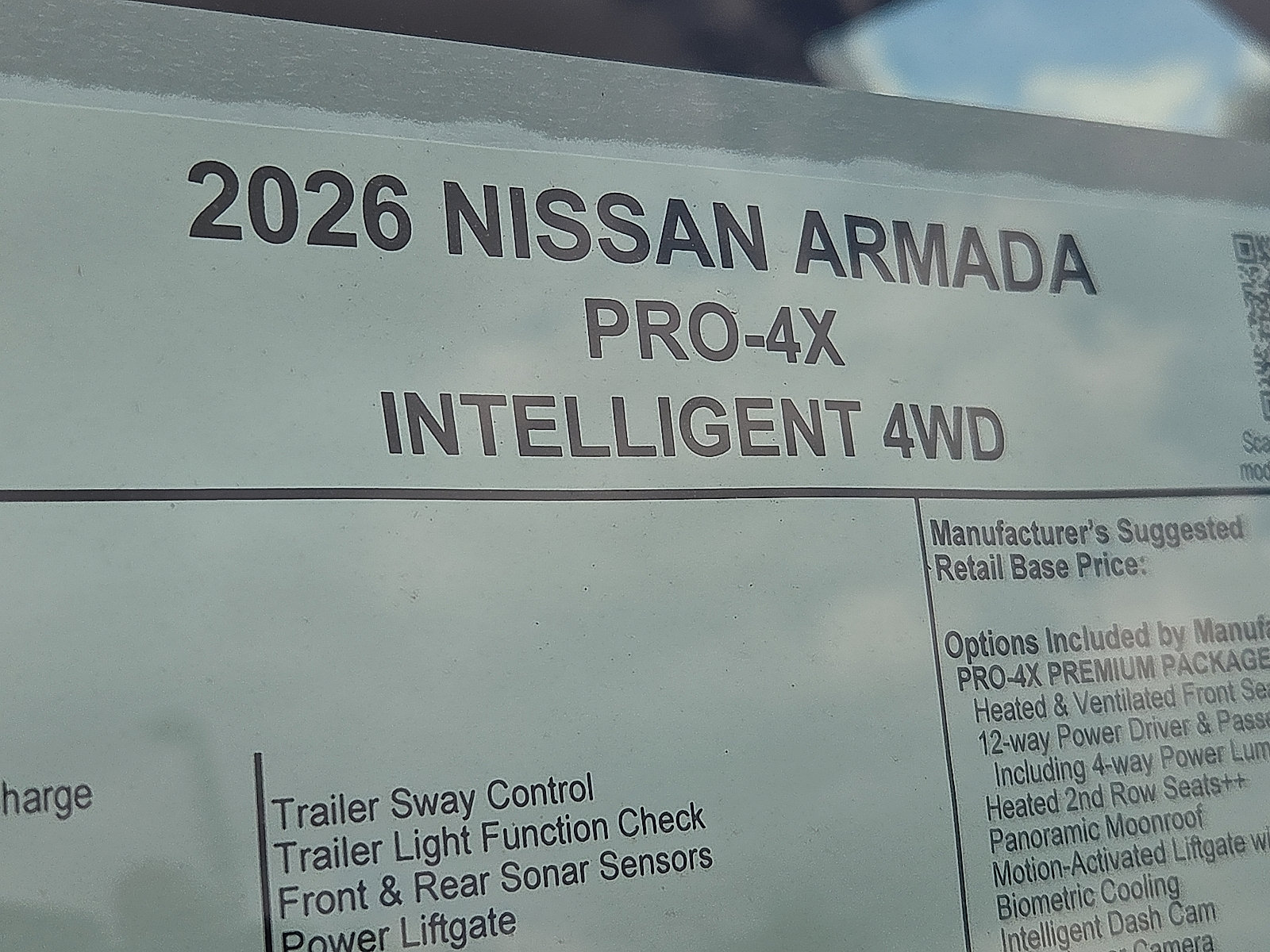 New 2026 Nissan Armada PRO-4X AWD/4WD image 8