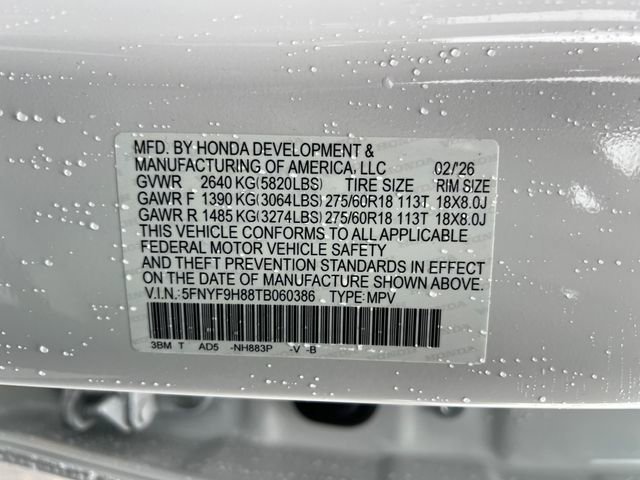 New 2026 Honda Passport TrailSport Elite image 17