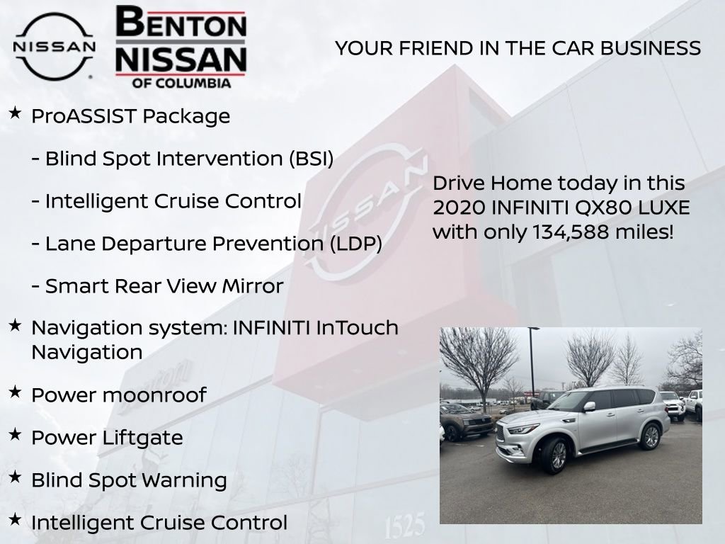 Used 2020 INFINITI QX80 Luxe w/ Proassist Package image 9