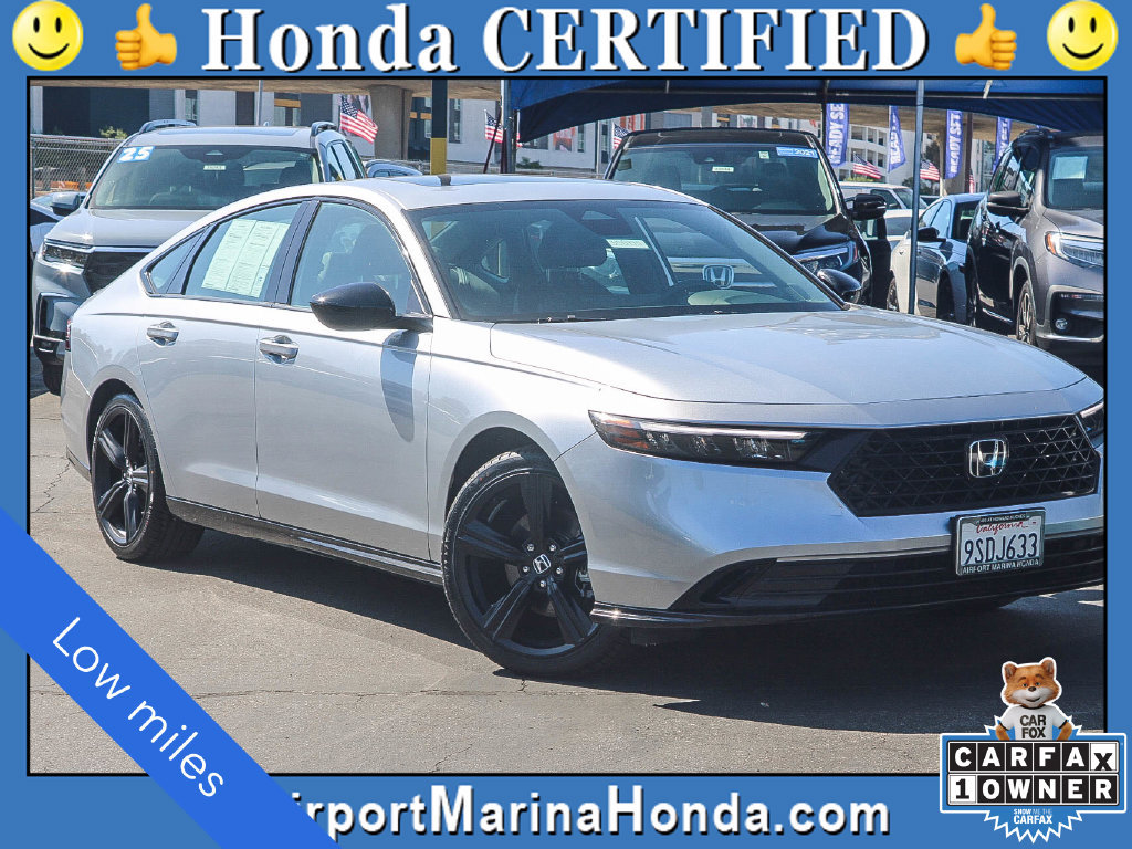 Certified 2025 Honda Accord Sport