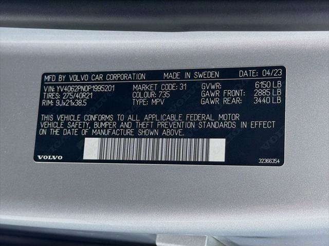 Used 2023 Volvo XC90 B6 Plus w/ Protection Package Premier AWD/4WD image 38