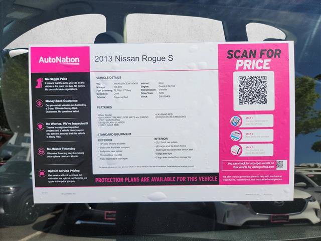 Used 2013 Nissan Rogue S AWD/4WD image 21