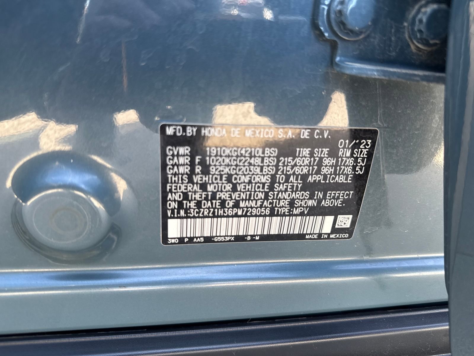 Used 2023 Honda HR-V LX image 29