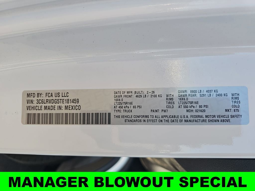 New 2026 RAM ProMaster 2500 w/ Convenience Group FWD image 41