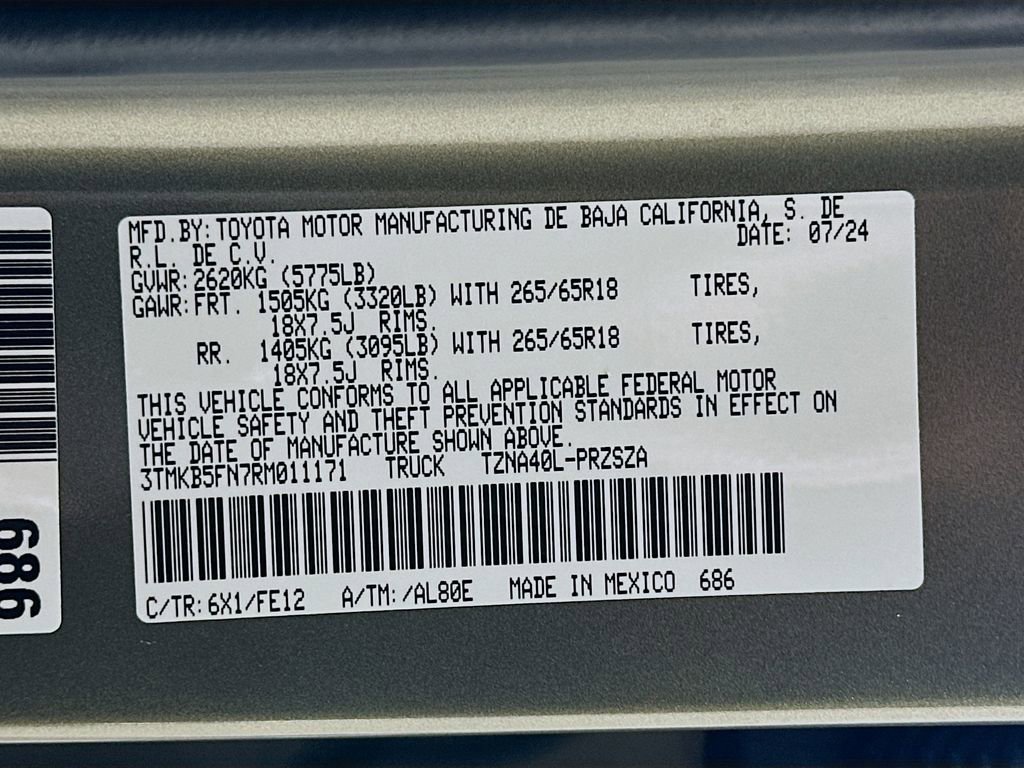 Used 2024 Toyota Tacoma TRD Sport image 30