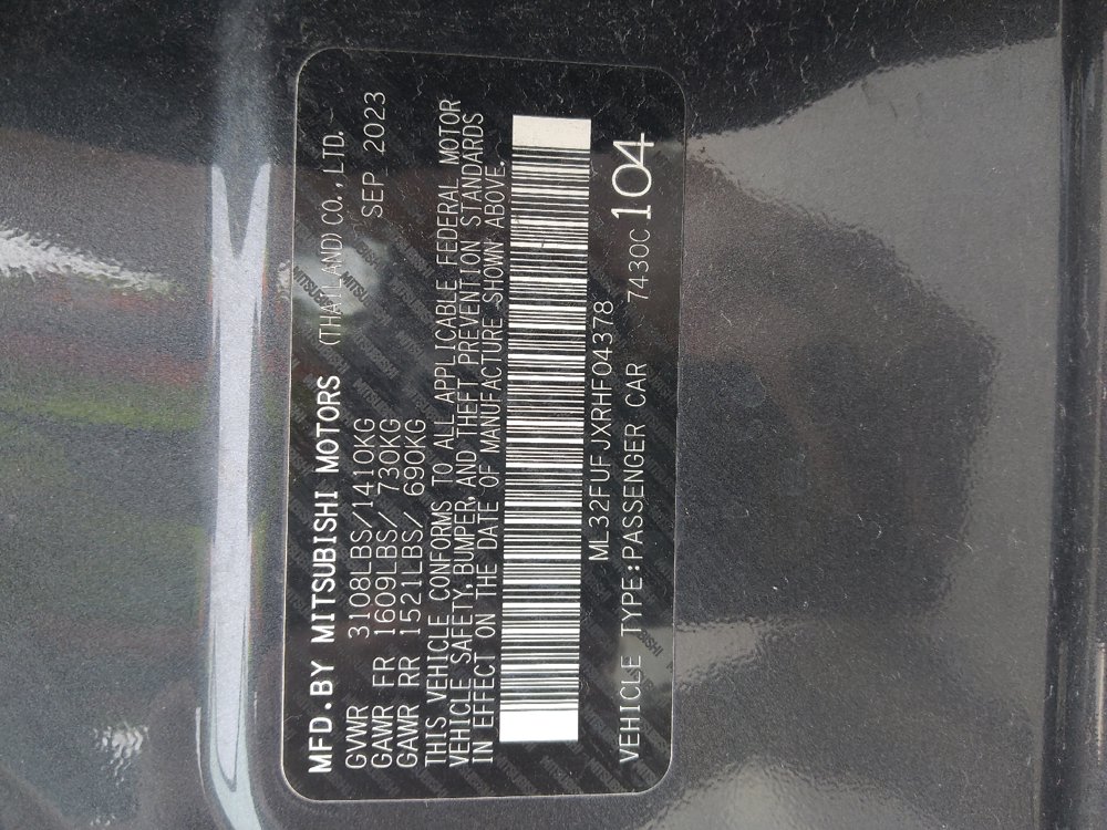 Used 2024 Mitsubishi Mirage G4 LE FWD image 33