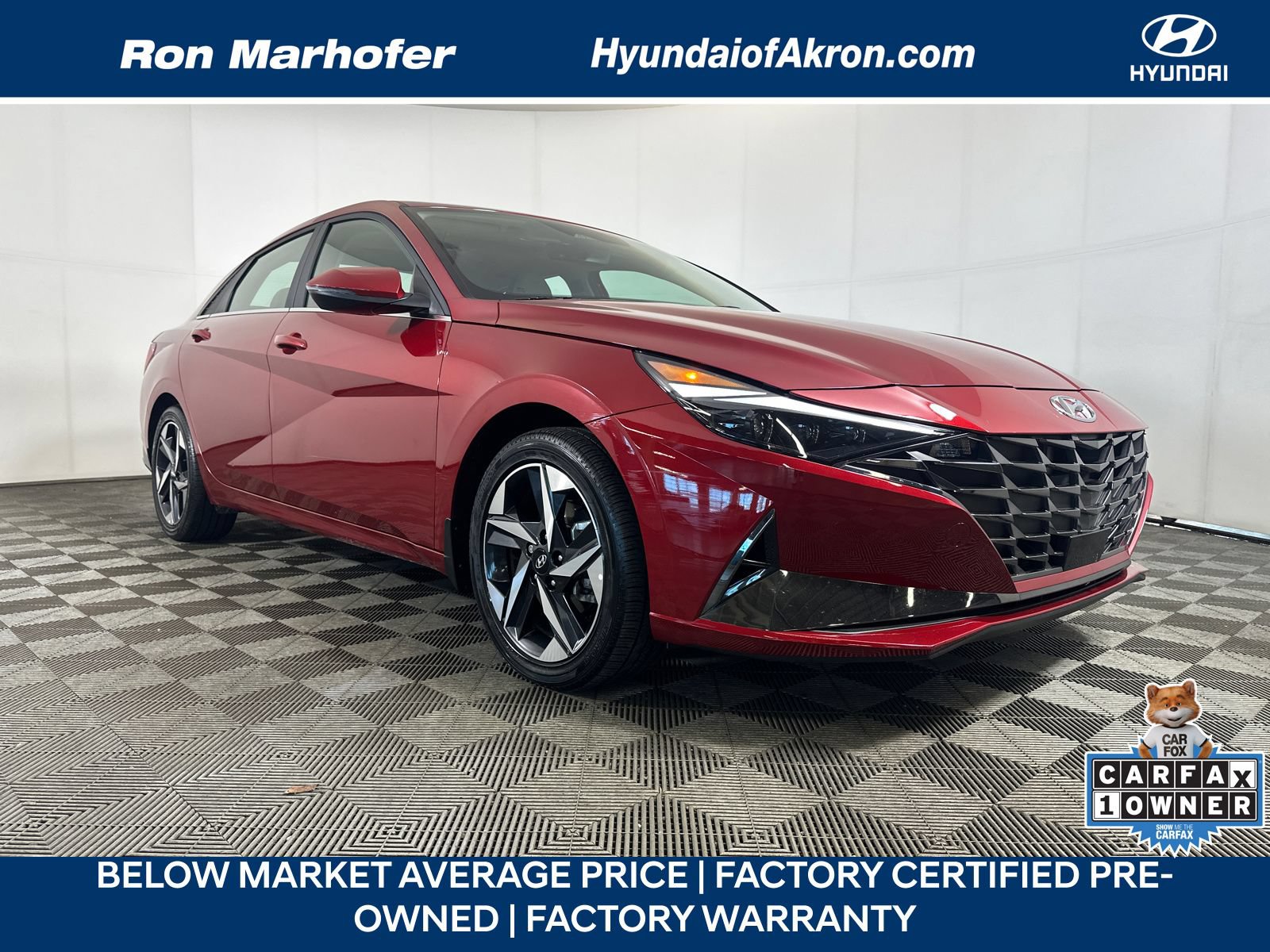 Certified 2023 Hyundai Elantra Limited FWD 360° Tour