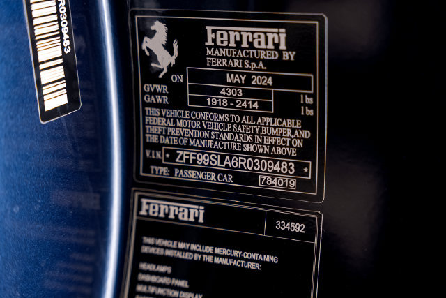 Certified 2024 Ferrari 296 GTB RWD image 61