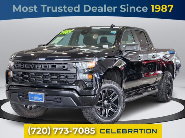 Certified 2024 Chevrolet Silverado 1500 Custom Trail Boss w/ Midnight Edition AWD/4WD image 1