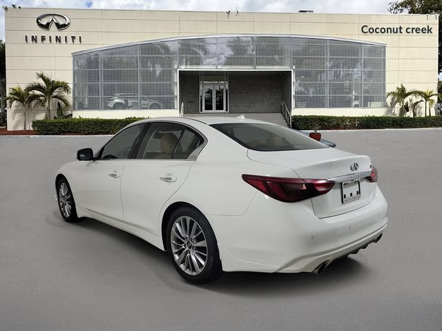 Certified 2023 INFINITI Q50 Luxe w/ Cargo Package RWD image 3