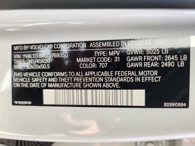 New 2026 Volvo XC40 B5 Ultra w/ Climate Package AWD/4WD image 24