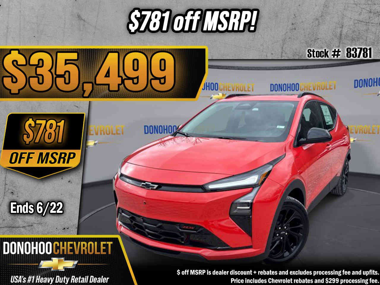 New 2027 Chevrolet Bolt RS w/ Technology Package FWD image 1