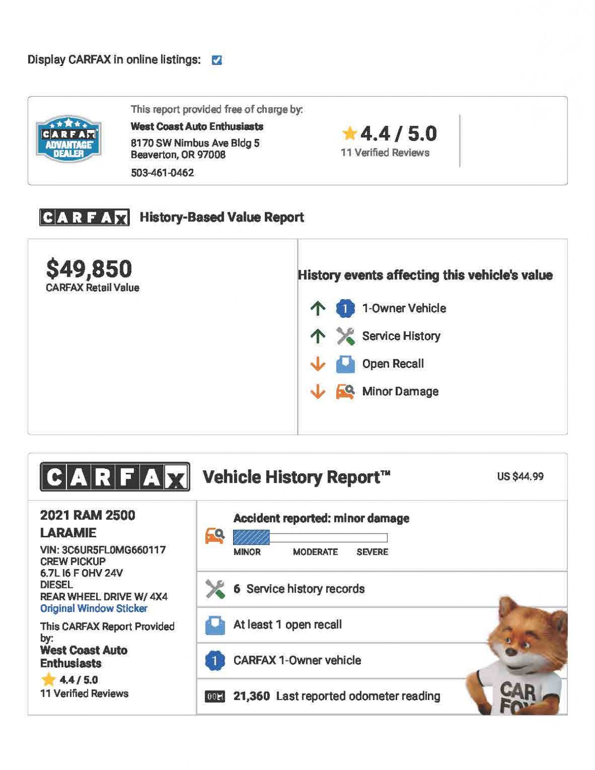 Used 2021 RAM 2500 Laramie image 2