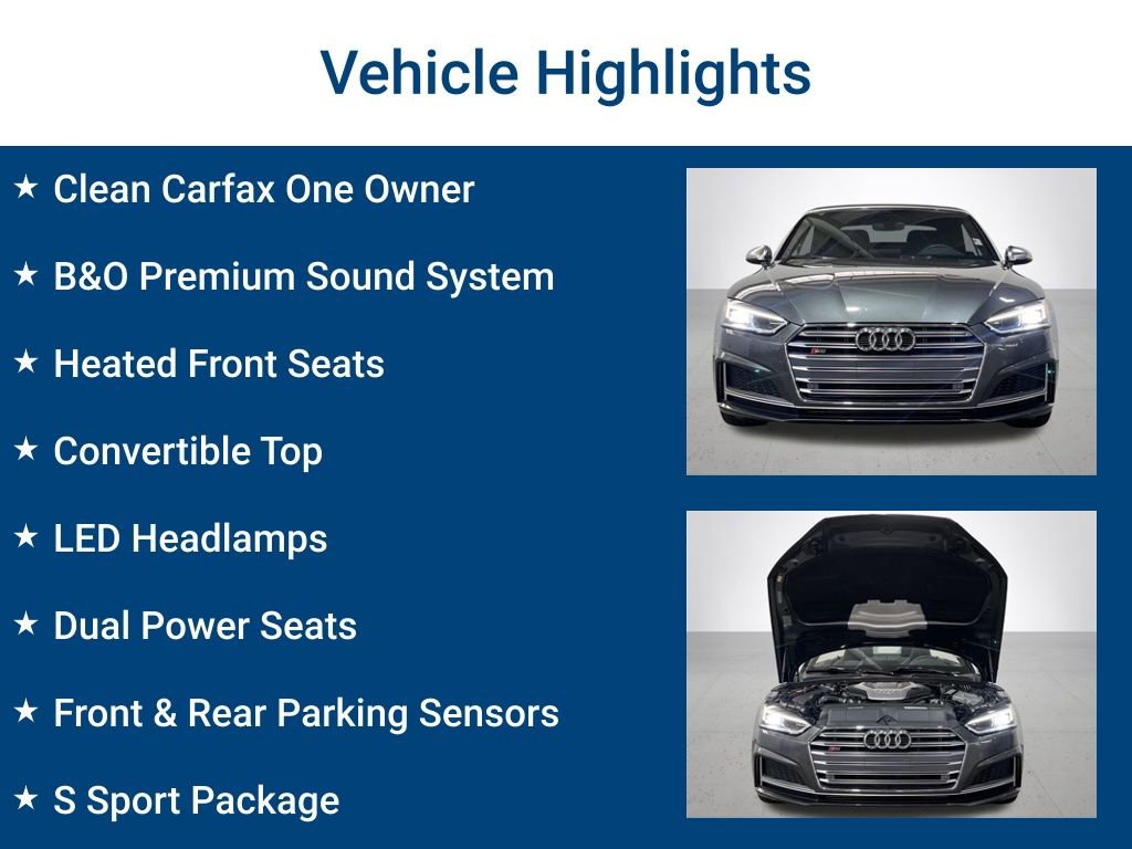 Used 2018 Audi S5 Premium Plus AWD/4WD image 3