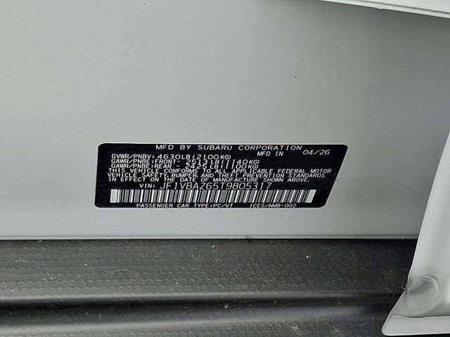 New 2026 Subaru WRX tS w/ Accessory Package #2 AWD/4WD image 10