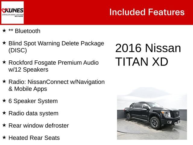 Used 2016 Nissan Titan PRO-4X w/ Pro-4x Convenience Package AWD/4WD image 3