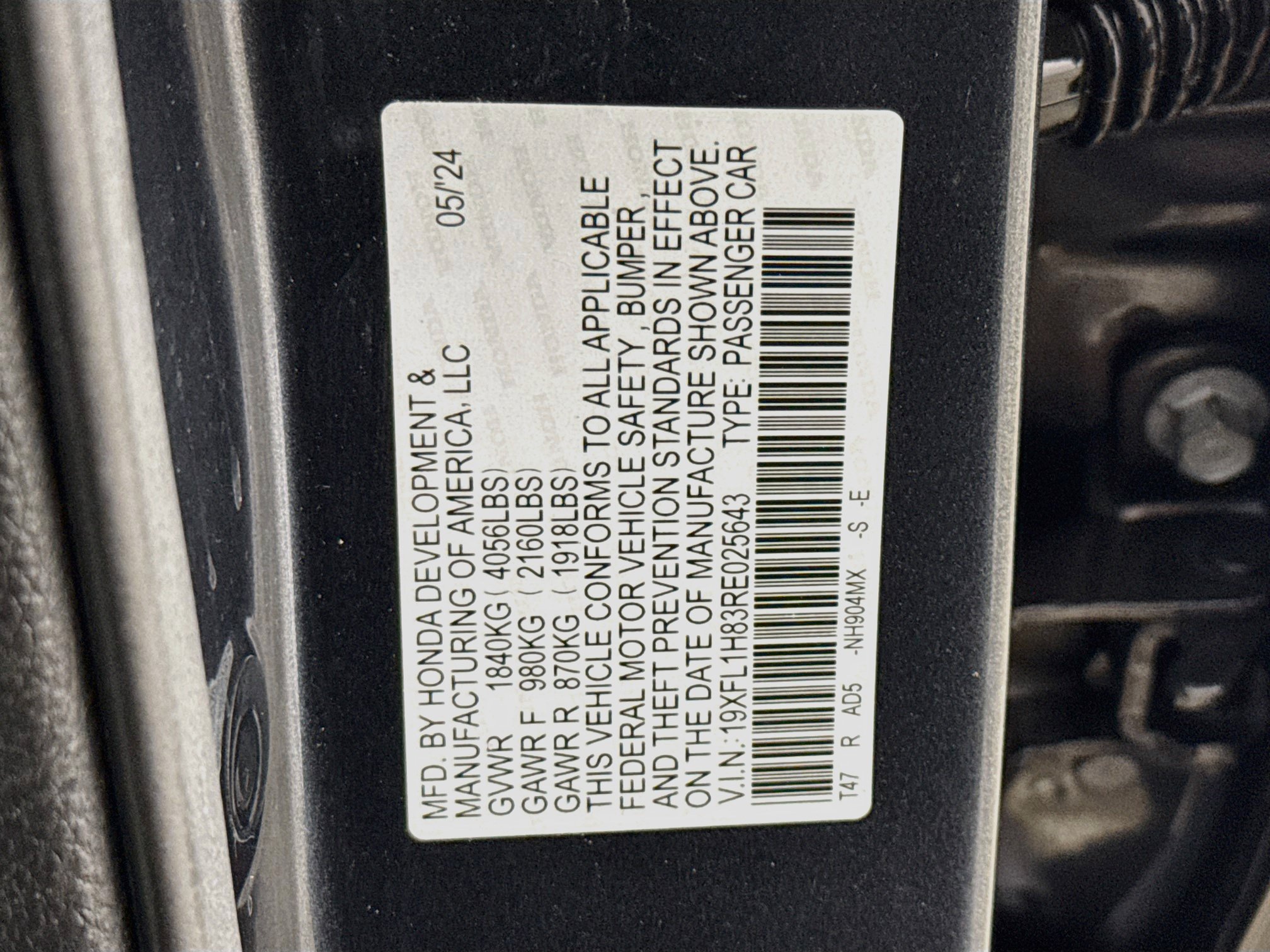 Used 2024 Honda Civic Sport Touring image 40