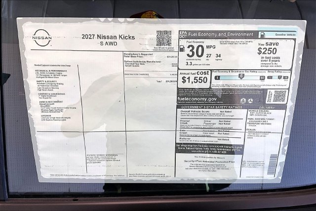 New 2027 Nissan Kicks S AWD/4WD image 38