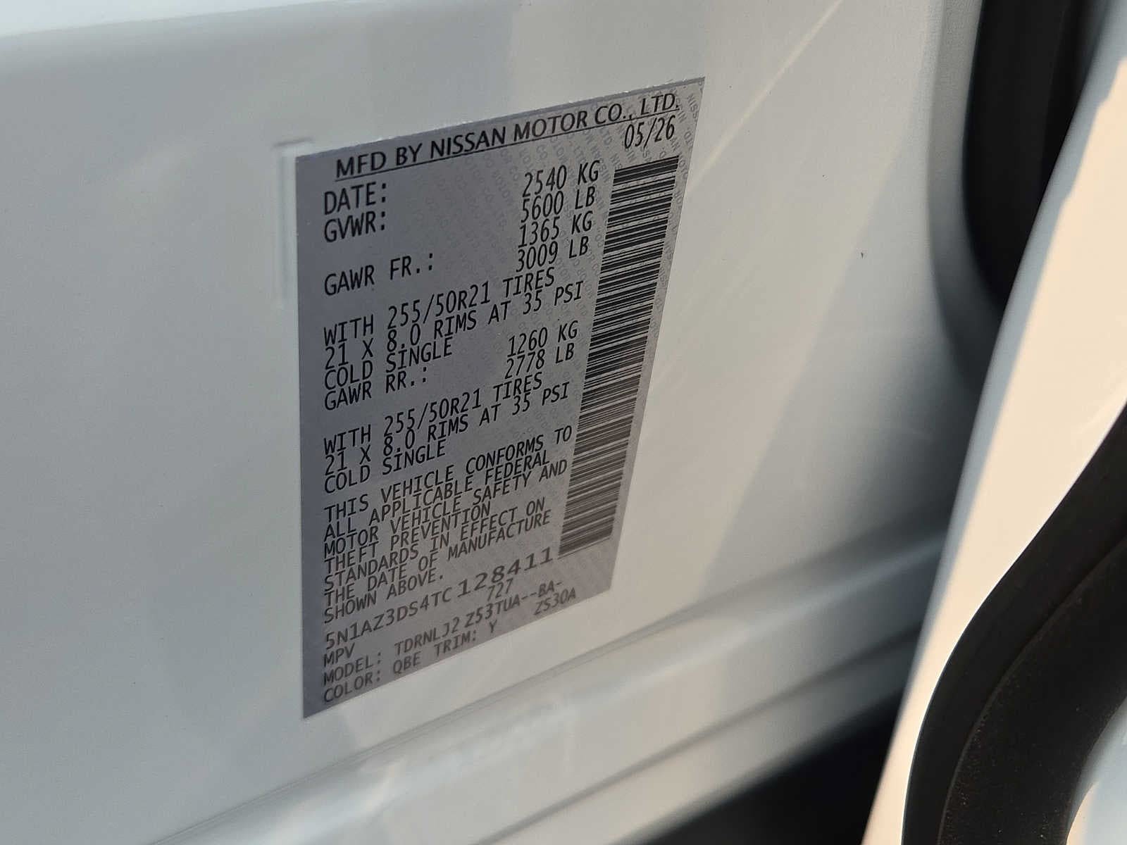 New 2026 Nissan Murano Platinum AWD/4WD image 16