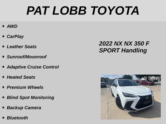 Used 2022 Lexus NX 350 F Sport AWD/4WD image 16