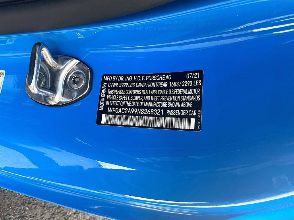 Certified 2022 Porsche 911 GT3 RWD image 33