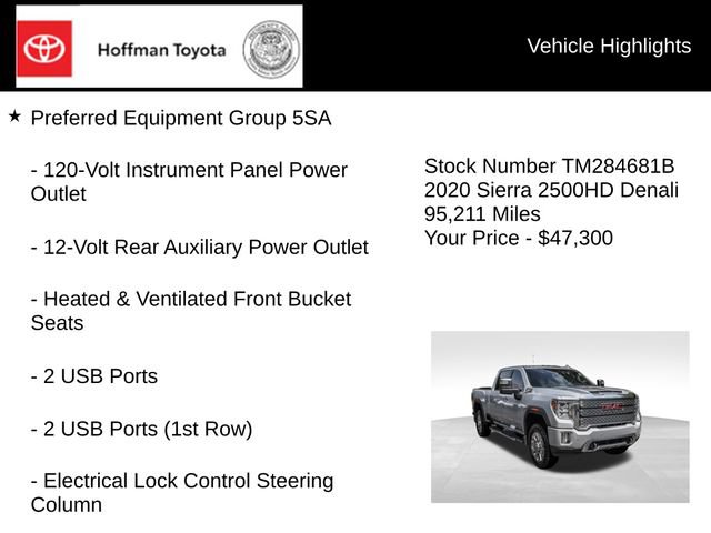 Used 2020 GMC Sierra 2500 Denali w/ Denali Ultimate Package AWD/4WD image 20