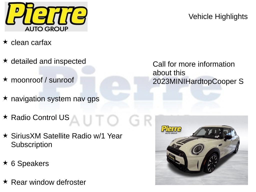 Used 2023 MINI Cooper S w/ Premium Package FWD image 7