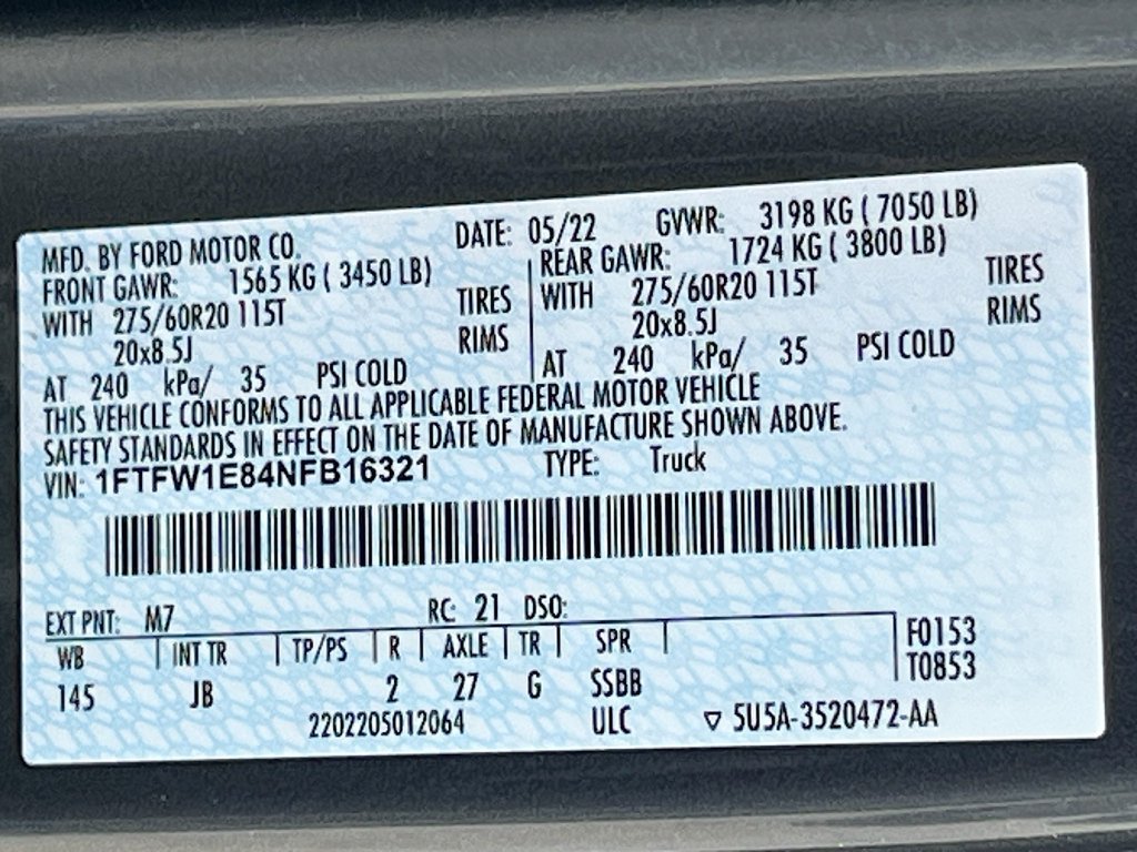 Used 2022 Ford F150 XL w/ STX Appearance Package AWD/4WD image 31
