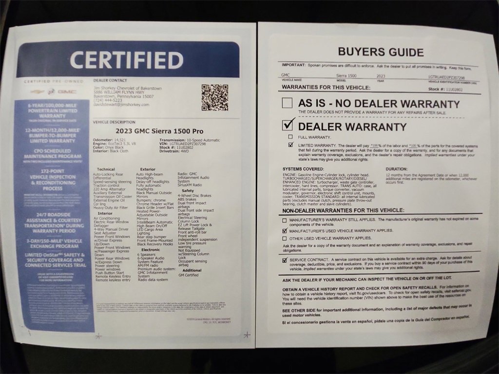 Certified 2023 GMC Sierra 1500 Pro image 36