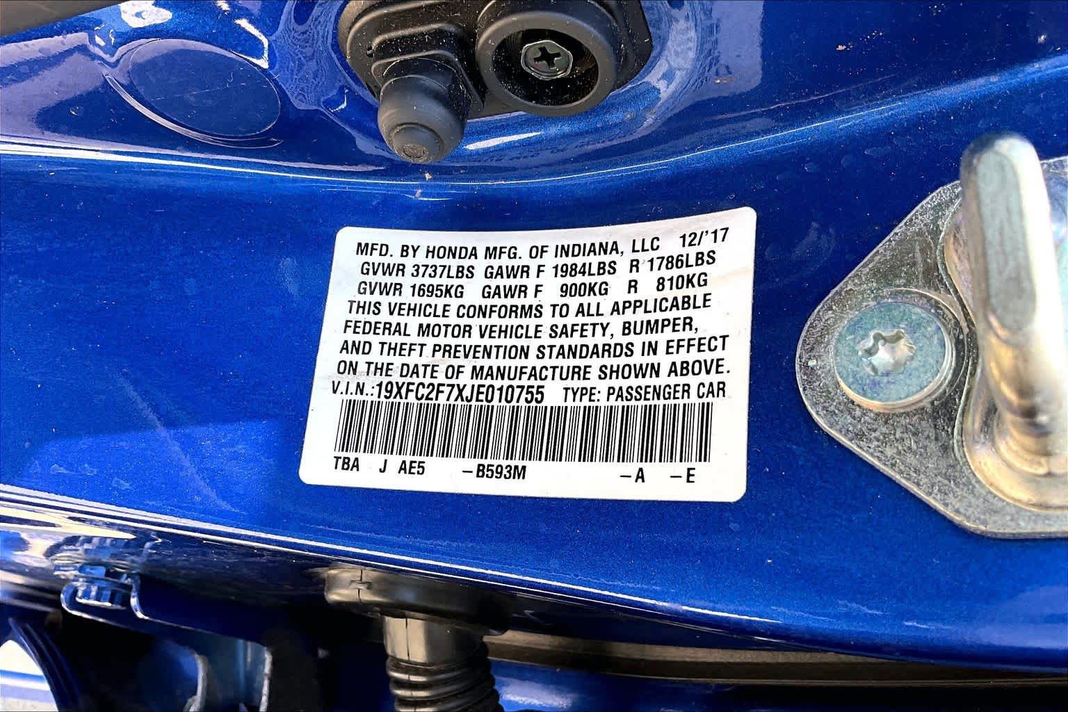 Used 2018 Honda Civic EX image 37
