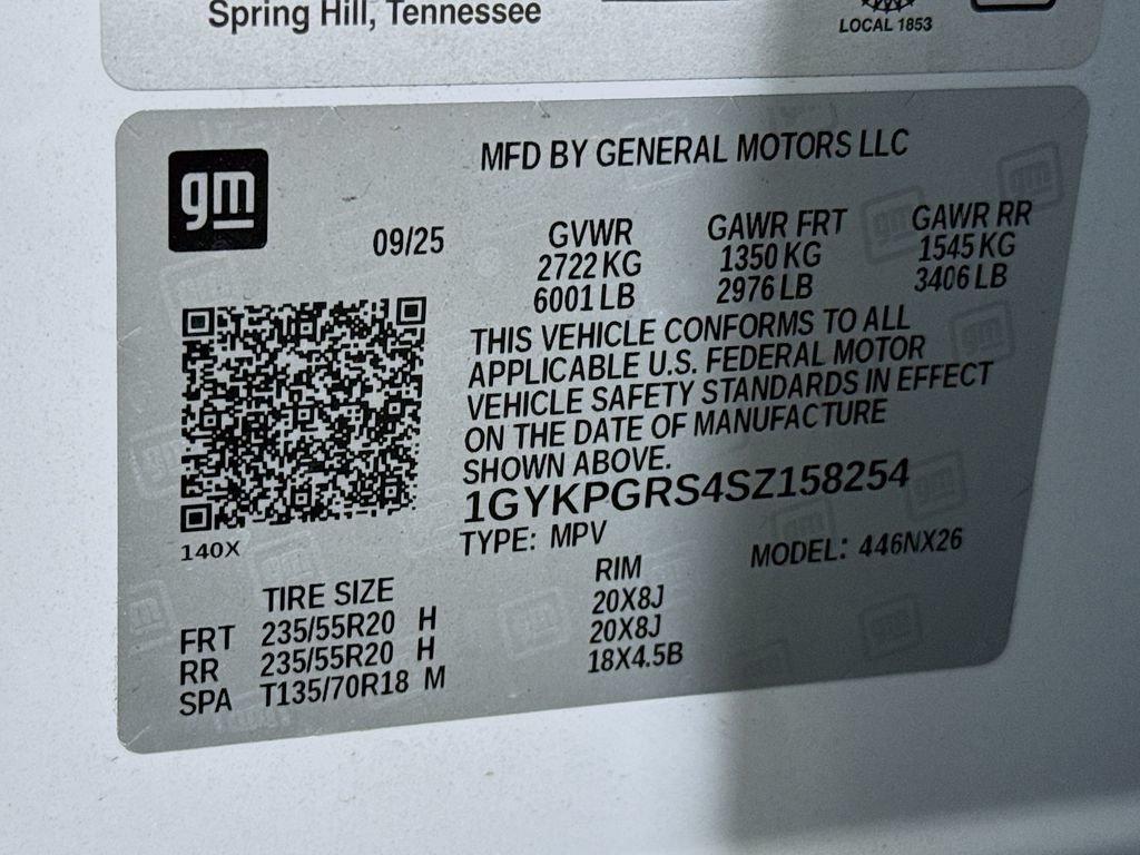 Certified 2025 Cadillac XT6 Sport w/ Technology Package AWD/4WD image 34