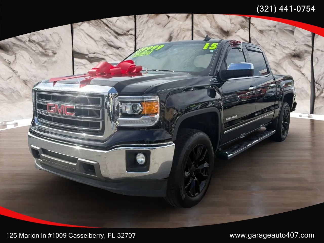 Used 2015 GMC Sierra 1500 SLT w/ SLT Crew Cab Value Package image 3